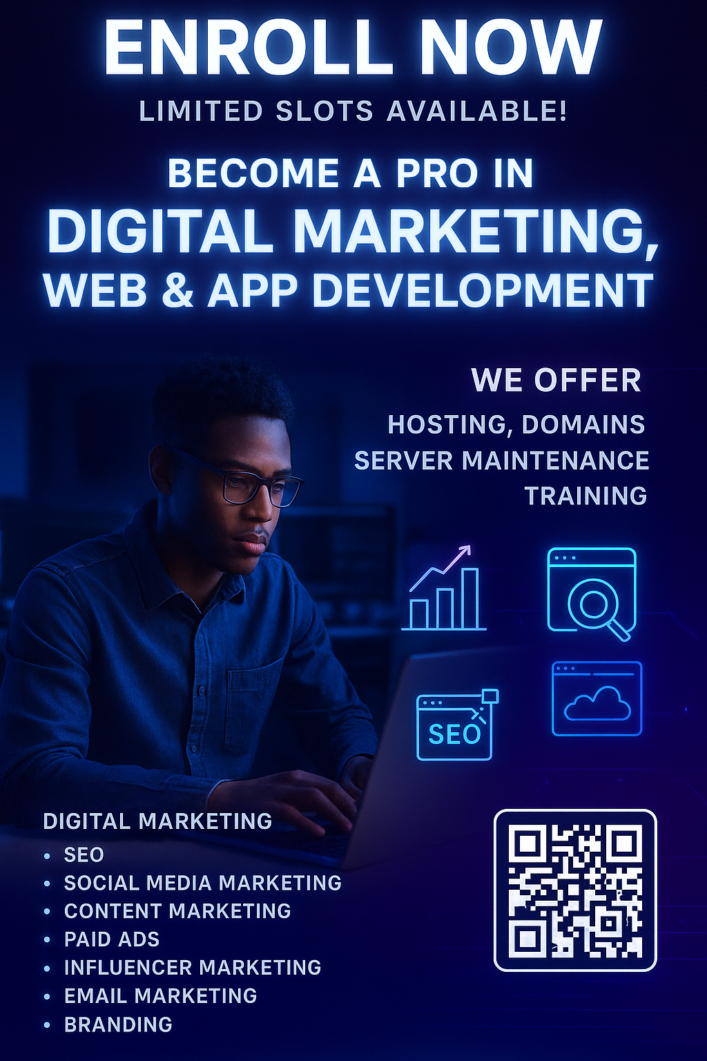 Join Wowtek Solutions' student enrollment program for coding, web development, and mobile app creation in Kenya
